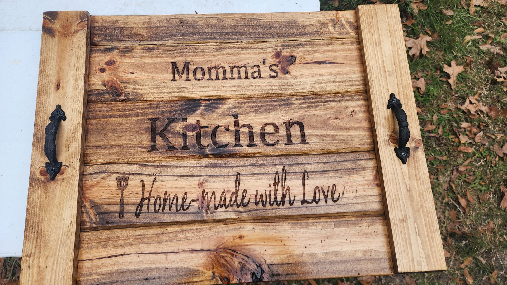 Wood Stovertop Cover, Personalised Monogram Farmhouse Stove top Cover,  Noodle Board, Stove Top Cover, Serving tray, Sink Cover