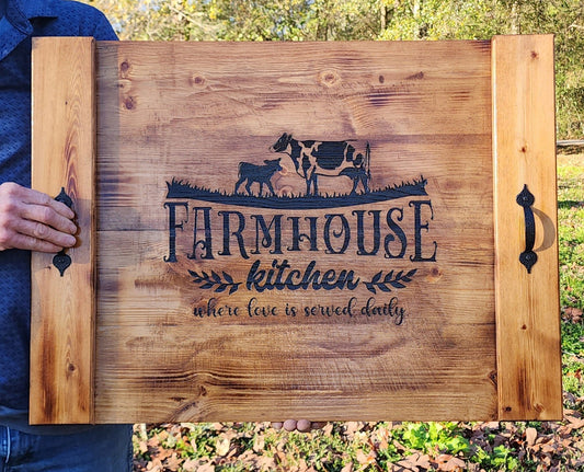 Farmhouse Kitchen Stovetop Cover
