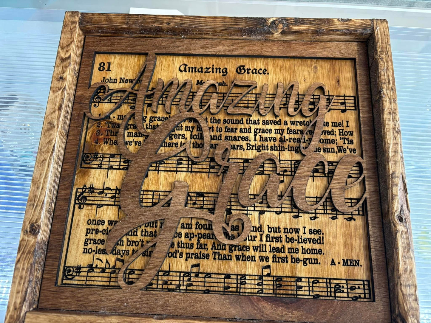 Amazing Grace Framed Sign