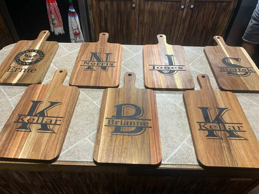 Custom 15x7 Acadia Cutting Boards