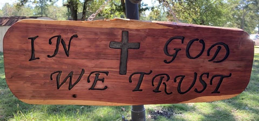 In God We Trust Sign