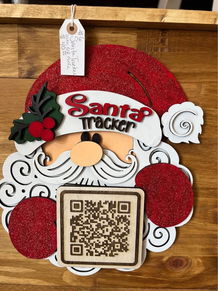 Santa Tracker Framed picture